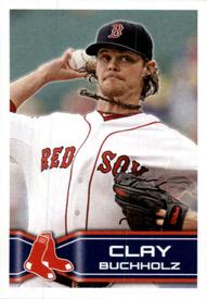 2014 Topps Stickers #14 Clay Buchholz Front