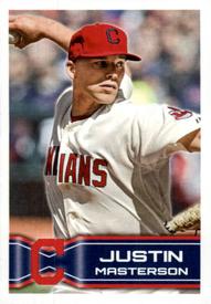 2014 Topps Stickers #57 Justin Masterson Front