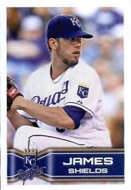 2014 Topps Stickers #77 James Shields Front