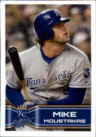 2014 Topps Stickers #80 Mike Moustakas Front