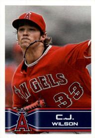 2014 Topps Stickers #94 C.J. Wilson Front