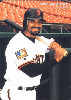 1994 Mother's Cookies San Francisco Giants #16 Dave Martinez Front