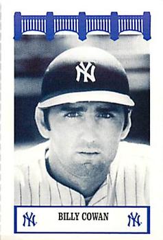 1992 The Wiz New York Yankees of the 60s #NNO Billy Cowan Front