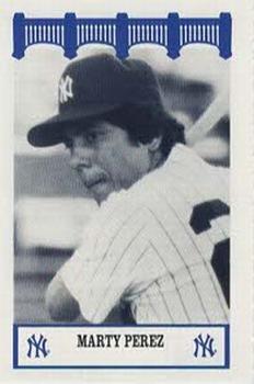 1992 The Wiz New York Yankees of the 70s #NNO Marty Perez Front