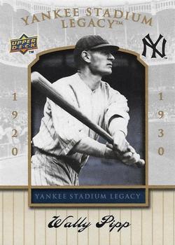 2008 Upper Deck Yankee Stadium Legacy Final Season Box Set #4 Wally Pipp Front