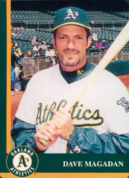 1998 Mother's Cookies Oakland Athletics #16 Dave Magadan Front