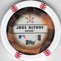 2014 Topps Chipz #NNO Jose Altuve Back