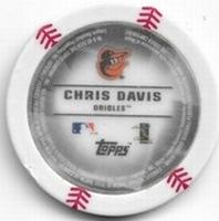 2014 Topps Chipz #NNO Chris Davis Back