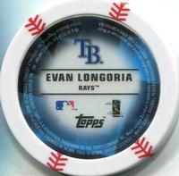 2014 Topps Chipz #NNO Evan Longoria Back