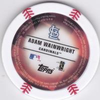2014 Topps Chipz #NNO Adam Wainwright Back