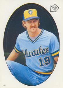 1986 Topps Stickers #197 Robin Yount Front