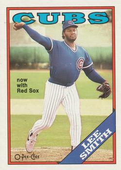 1988 O-Pee-Chee #240 Lee Smith Front
