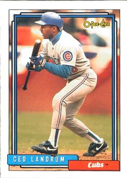 1992 O-Pee-Chee #81 Ced Landrum Front