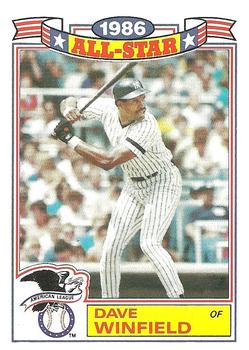 1987 Topps - Glossy All-Stars #17 Dave Winfield Front