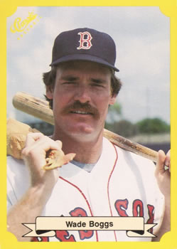 1987 Classic Update Yellow #105 Wade Boggs Front