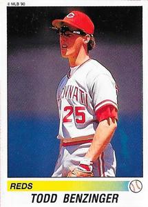 1990 Panini Stickers #250 Todd Benzinger Front