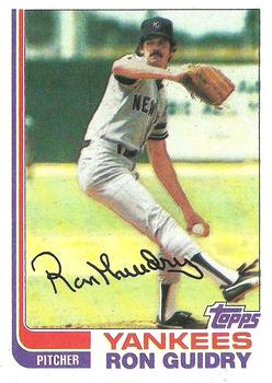 1982 Topps #9 Ron Guidry Front