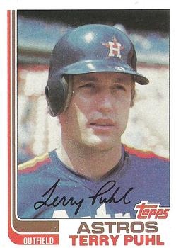 1982 Topps #277 Terry Puhl Front