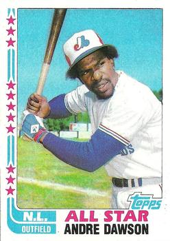 1982 Topps #341 Andre Dawson Front