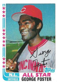 1982 Topps #342 George Foster Front