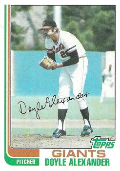 1982 Topps #364 Doyle Alexander Front