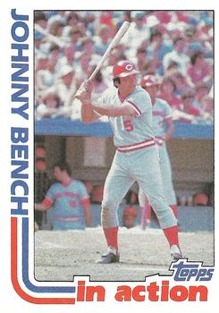 1982 Topps #401 Johnny Bench Front