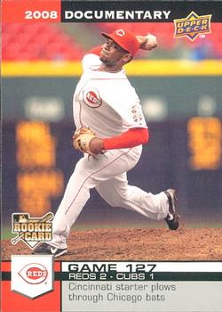 2008 Upper Deck Documentary #3744 Johnny Cueto Front