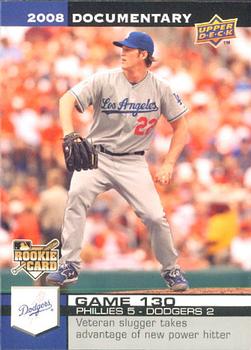 2008 Upper Deck Documentary #3855 Clayton Kershaw Front