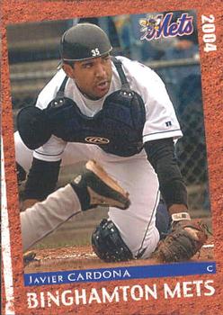 2004 Grandstand Binghamton Mets #5 Javier Cardona Front