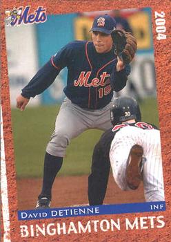 2004 Grandstand Binghamton Mets #7 David Detienne Front