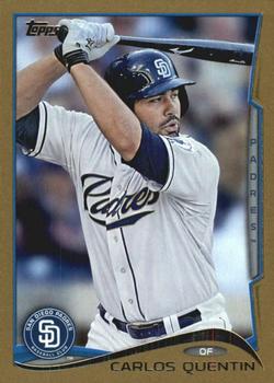 2014 Topps - Gold #209 Carlos Quentin Front