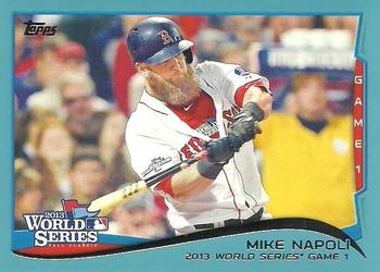 2014 Topps - Blue #22 Mike Napoli Front