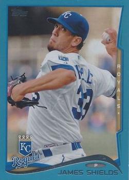 2014 Topps - Blue #214 James Shields Front