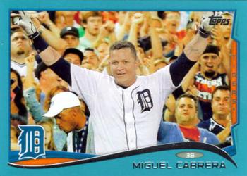 2014 Topps - Blue #250 Miguel Cabrera Front