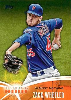 2014 Topps - The Future is Now #FN-11 Zack Wheeler Front