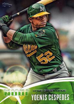 2014 Topps - The Future is Now #FN-13 Yoenis Cespedes Front