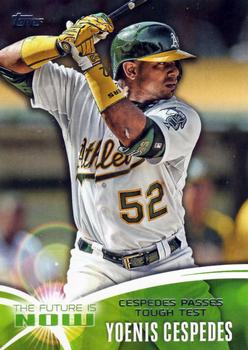 2014 Topps - The Future is Now #FN-14 Yoenis Cespedes Front