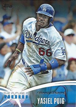2014 Topps - The Future is Now #FN-26 Yasiel Puig Front