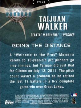 2014 Topps - The Future is Now #FN-43 Taijuan Walker Back