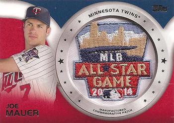 2014 Topps - Commemorative Patches #CP-34 Joe Mauer Front