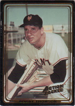 1993 Action Packed All-Star Gallery Series I #52 Bobby Thomson Front