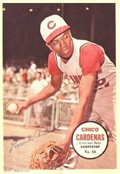 1967 Topps - Posters #10 Chico Cardenas Front