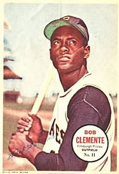 1967 Topps - Posters #11 Bob Clemente Front