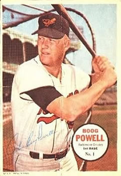 1967 Topps - Posters #1 Boog Powell Front