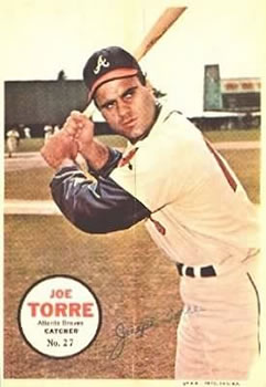 1967 Topps - Posters #27 Joe Torre Front
