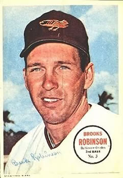 1967 Topps - Posters #3 Brooks Robinson Front