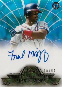 2014 Topps Tribute - Tribute to the Pastime Autographs Blue #TPT-FM Fred McGriff Front