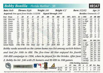 1997 Score Hobby Reserve #HR347 Bobby Bonilla Back