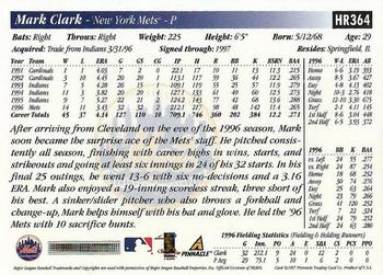 1997 Score Hobby Reserve #HR364 Mark Clark Back