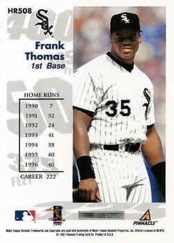 1997 Score Hobby Reserve #HR508 Frank Thomas Back